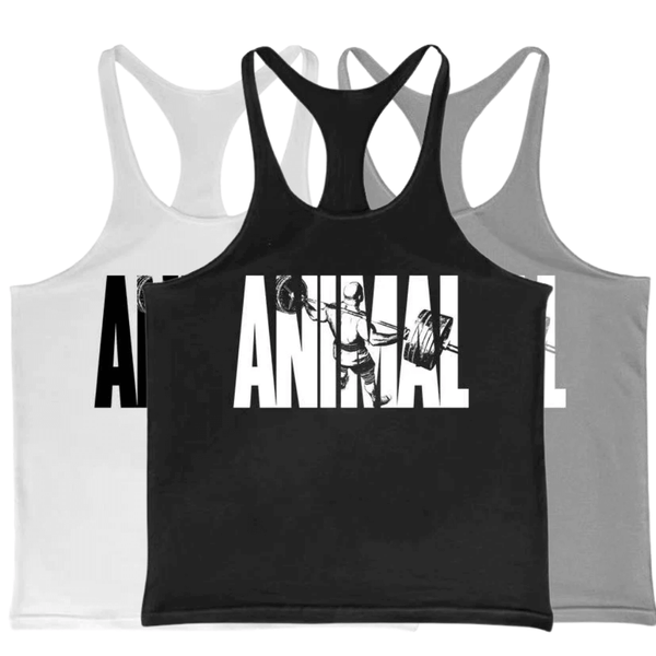 3 Pack ANIMAL Printed Muscle Tank Tops