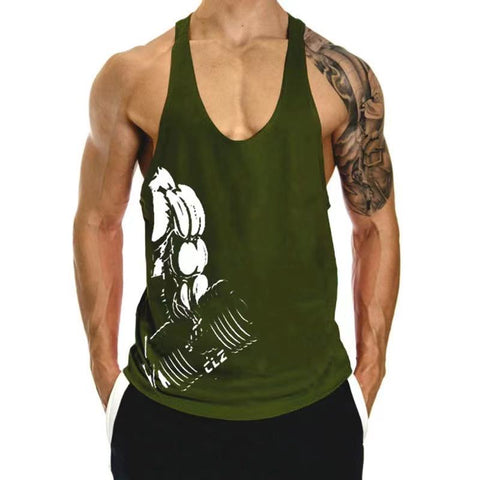 MUSCLE Graphic Men's GYM Workout Tank Tops