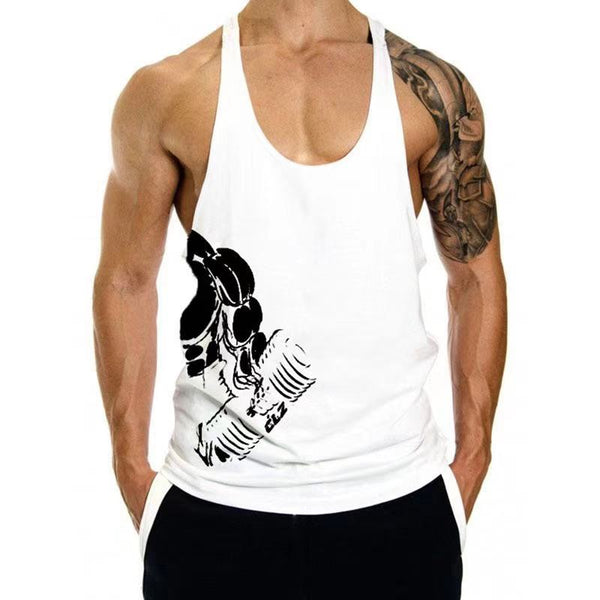 MUSCLE Graphic Men's GYM Workout Tank Tops