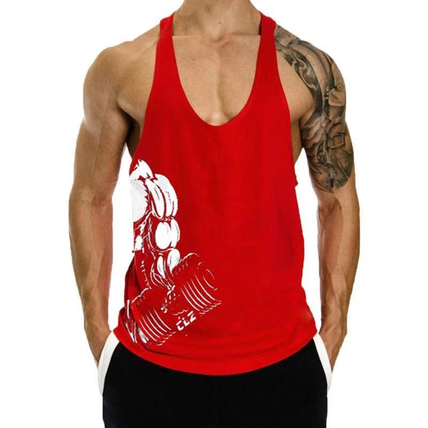 MUSCLE Graphic Men's GYM Workout Tank Tops
