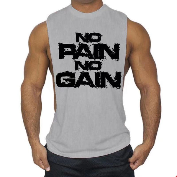 NO PAIN NO GAIN Fitness Tank Tops