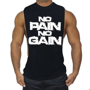 NO PAIN NO GAIN Fitness Tank Tops