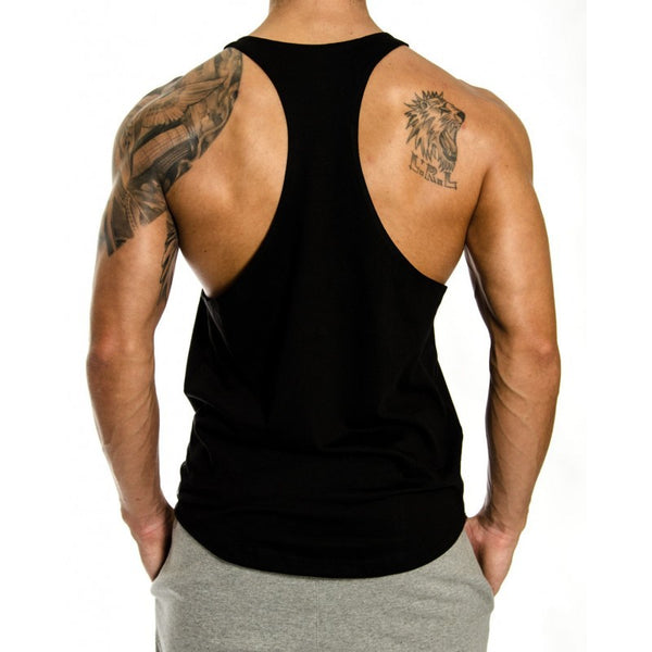 Men's GYM WARRIORS GYM GENERATION Printed Y-back Tank Tops