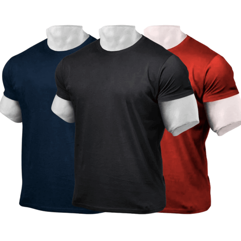 3 Packs Crew Neckline Tees