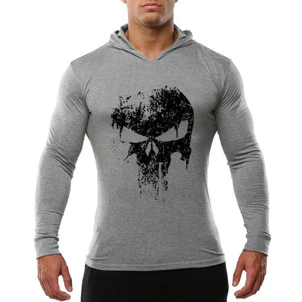 Fitness long-sleeved hooded sweater(HD000)