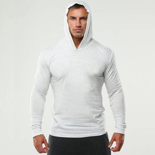 Fitness long-sleeved hooded sweater(HD001)