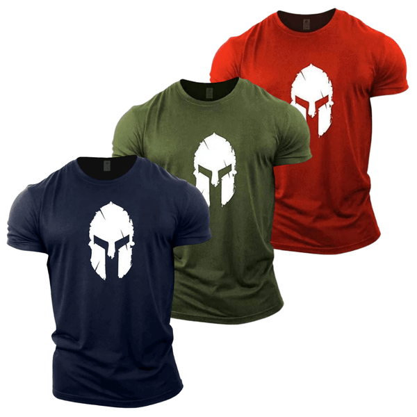 3 Pack Men's Graphic Muscle T-shirt