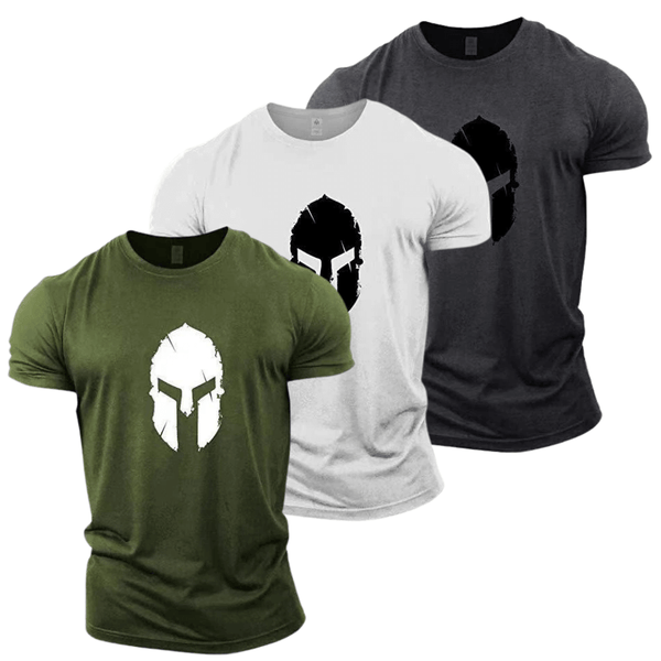 3 Pack Men's Graphic Muscle T-shirt