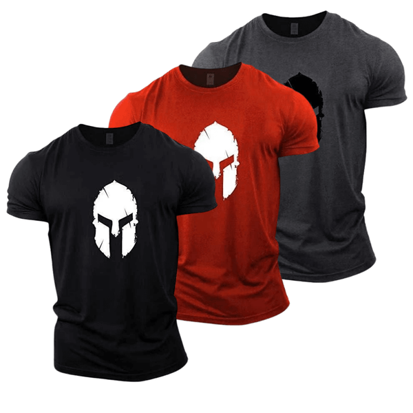 3 Pack Men's Graphic Muscle T-shirt