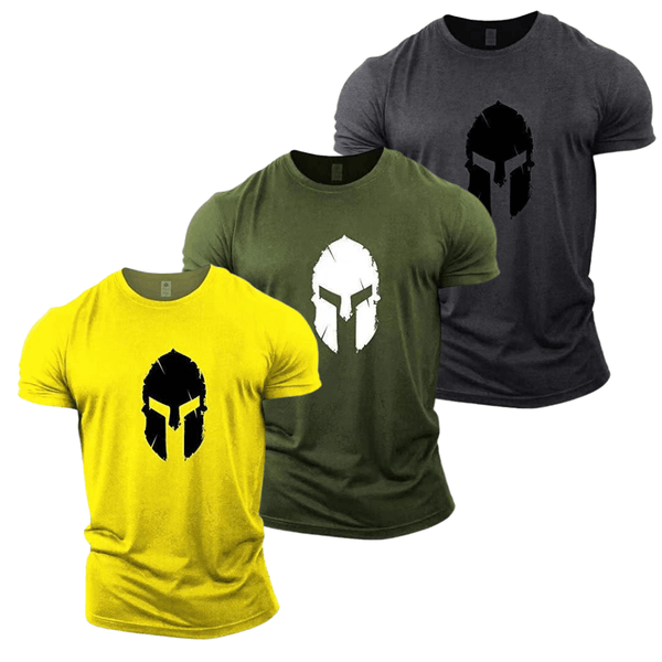 3 Pack Men's Graphic Muscle T-shirt