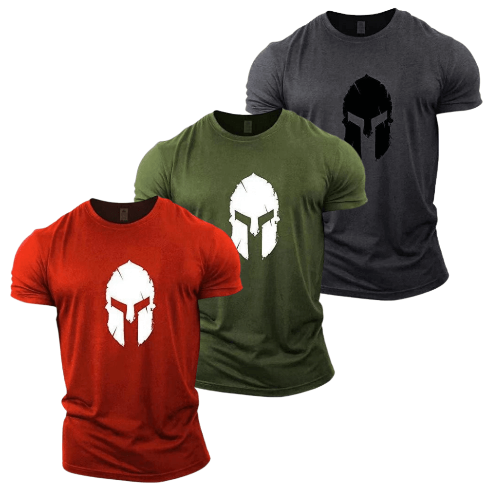 3 Pack Men's Graphic Muscle T-shirt