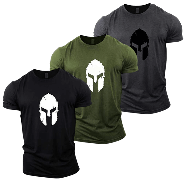 3 Pack Men's Graphic Muscle T-shirt