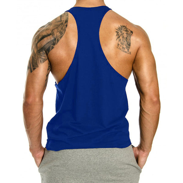 Men's GYM WARRIORS GYM GENERATION Printed Y-back Tank Tops