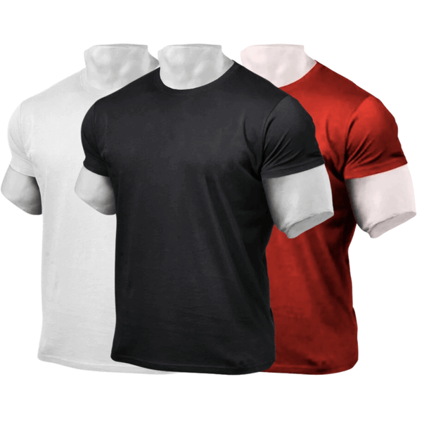 3 Packs Crew Neckline Tees