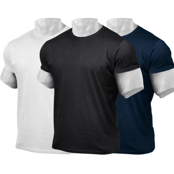 3 Packs Crew Neckline Tees