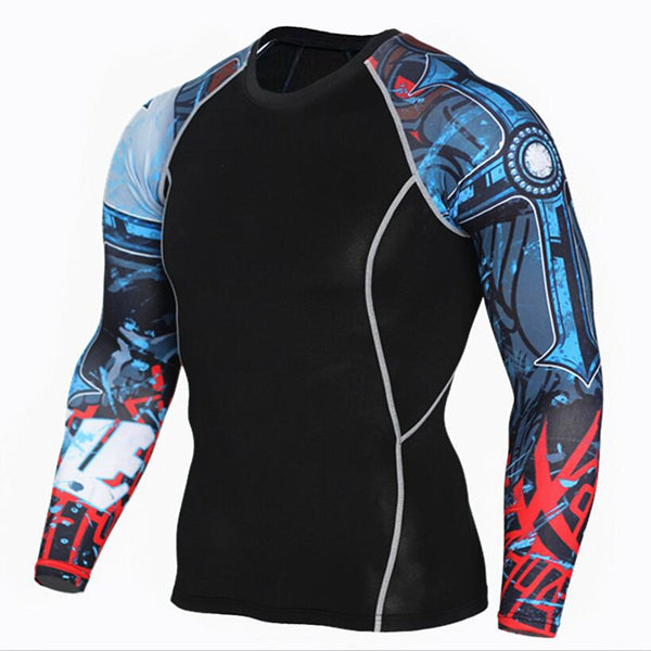 Flower arm sports quick-drying fitness clothing