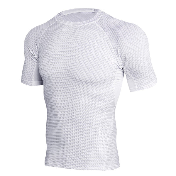 Men'S Sports Running Fitness Quick-Drying Short-Sleeved T-Shirt