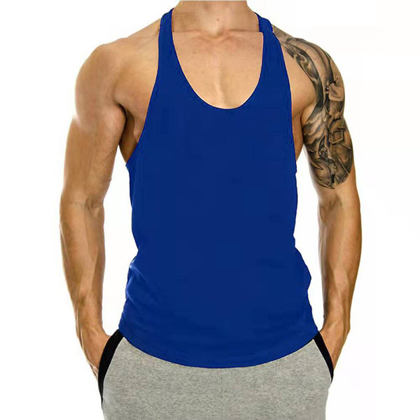 Men's HUSTLE Bodybuilding Loose Tank Tops