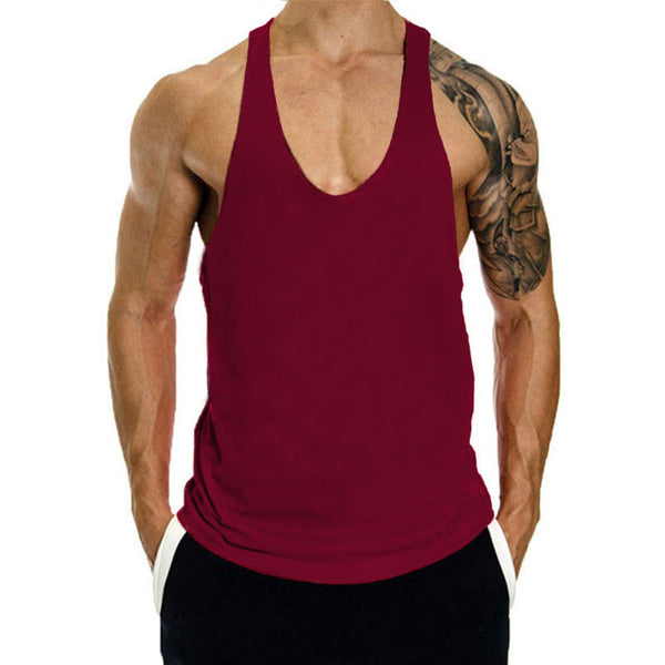 Men's HUSTLE Bodybuilding Loose Tank Tops