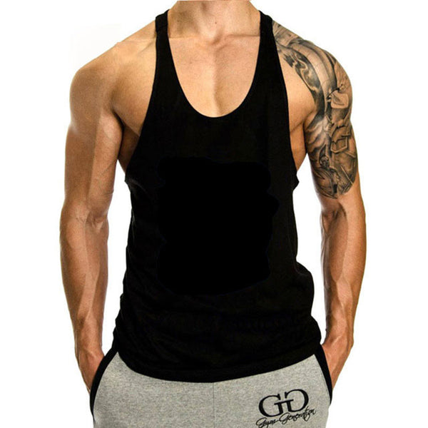 Men's HUSTLE Bodybuilding Loose Tank Tops