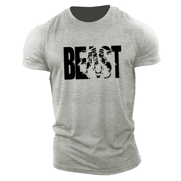 Men's Fitness Short Sleeve BEAST T-shirt