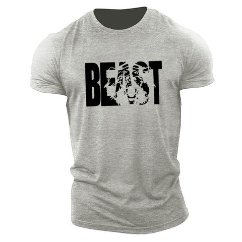 sport grey Men's Short Sleeve BEAST T-shirt
