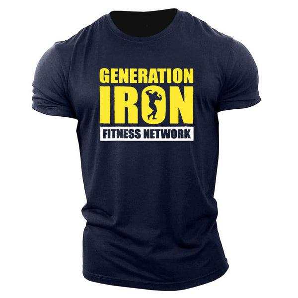 Men's Loose Sports Short-sleeved T-shirt