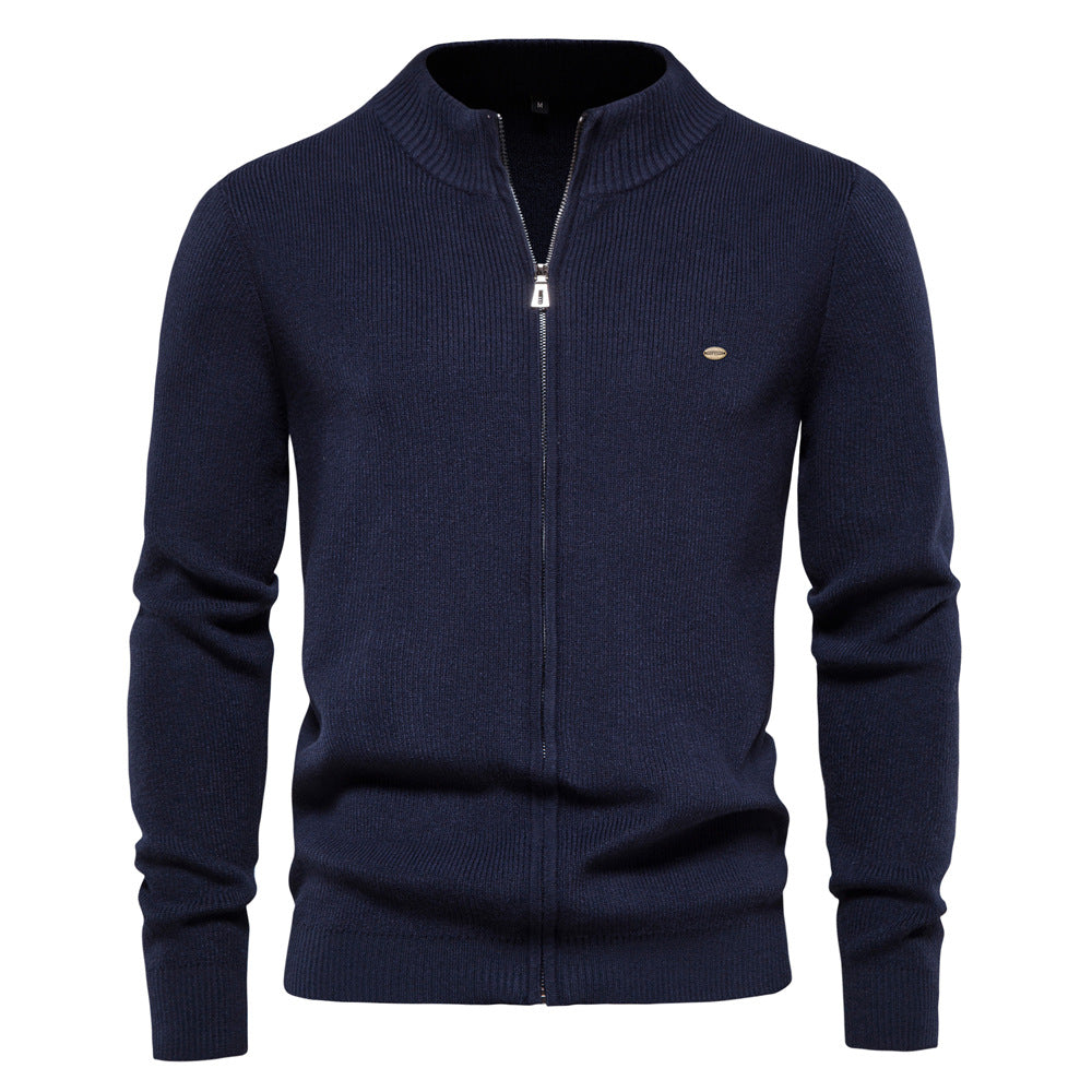 Men's Solid Color Sweater