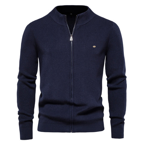 Men's Solid Color Sweater