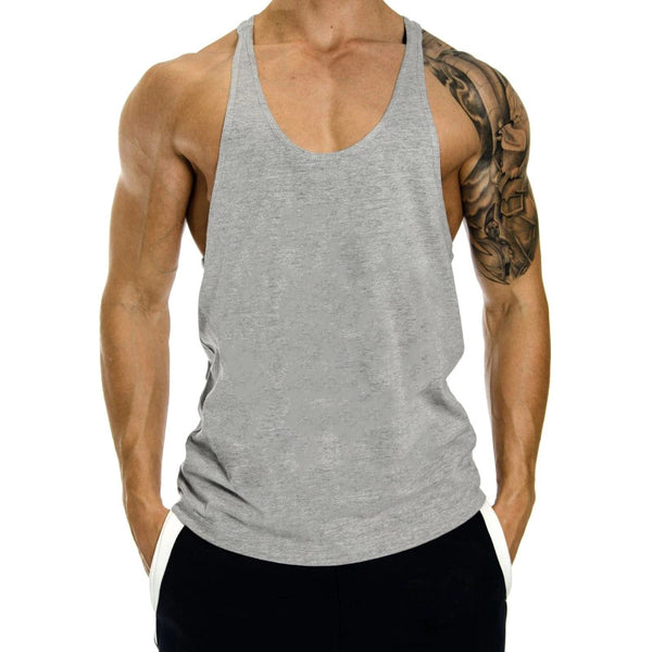 Men's HUSTLE Bodybuilding Loose Tank Tops