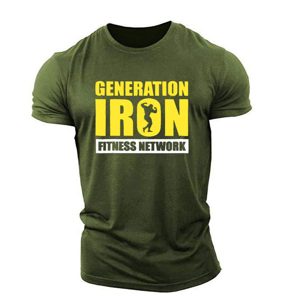 Men's Loose Sports Short-sleeved T-shirt