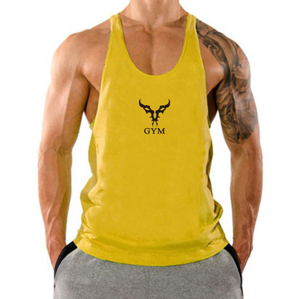 Men's GYM Graphic Fitness Tank Tops