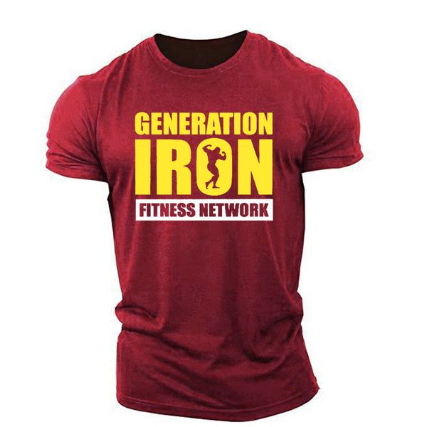 Men's Loose Sports Short-sleeved T-shirt