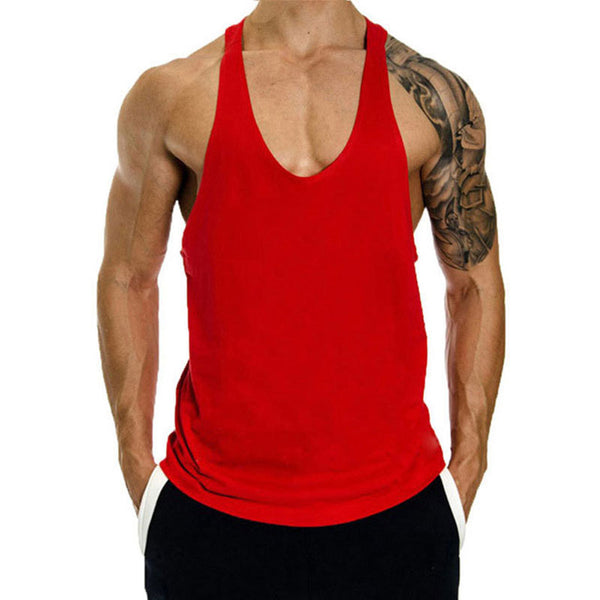 Men's HUSTLE Bodybuilding Loose Tank Tops