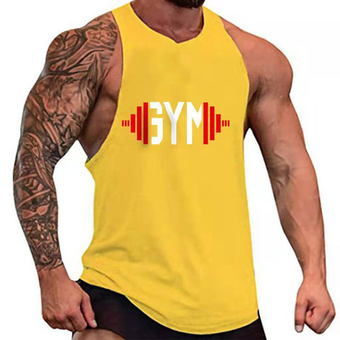 Men's GYM Muscle Sports Running Tank Tops