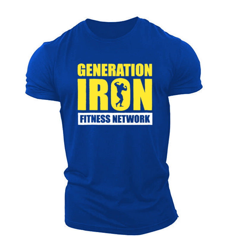 Men's Loose Sports Short-sleeved T-shirt