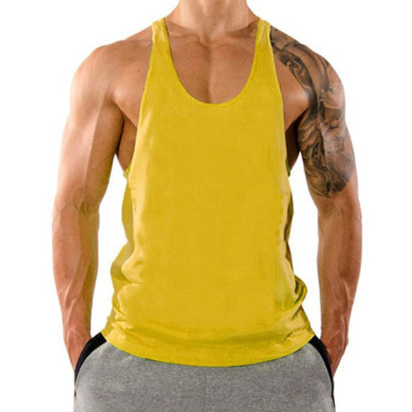 Men's HUSTLE Bodybuilding Loose Tank Tops